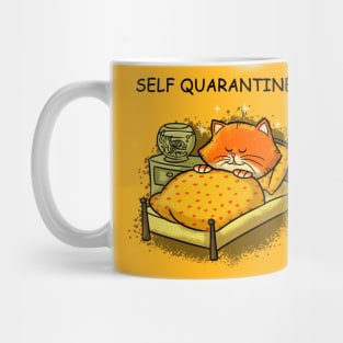 self quarantine Mug